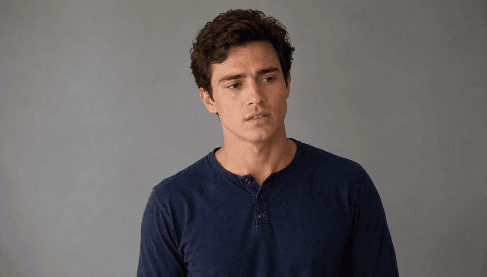 An actor mid-take